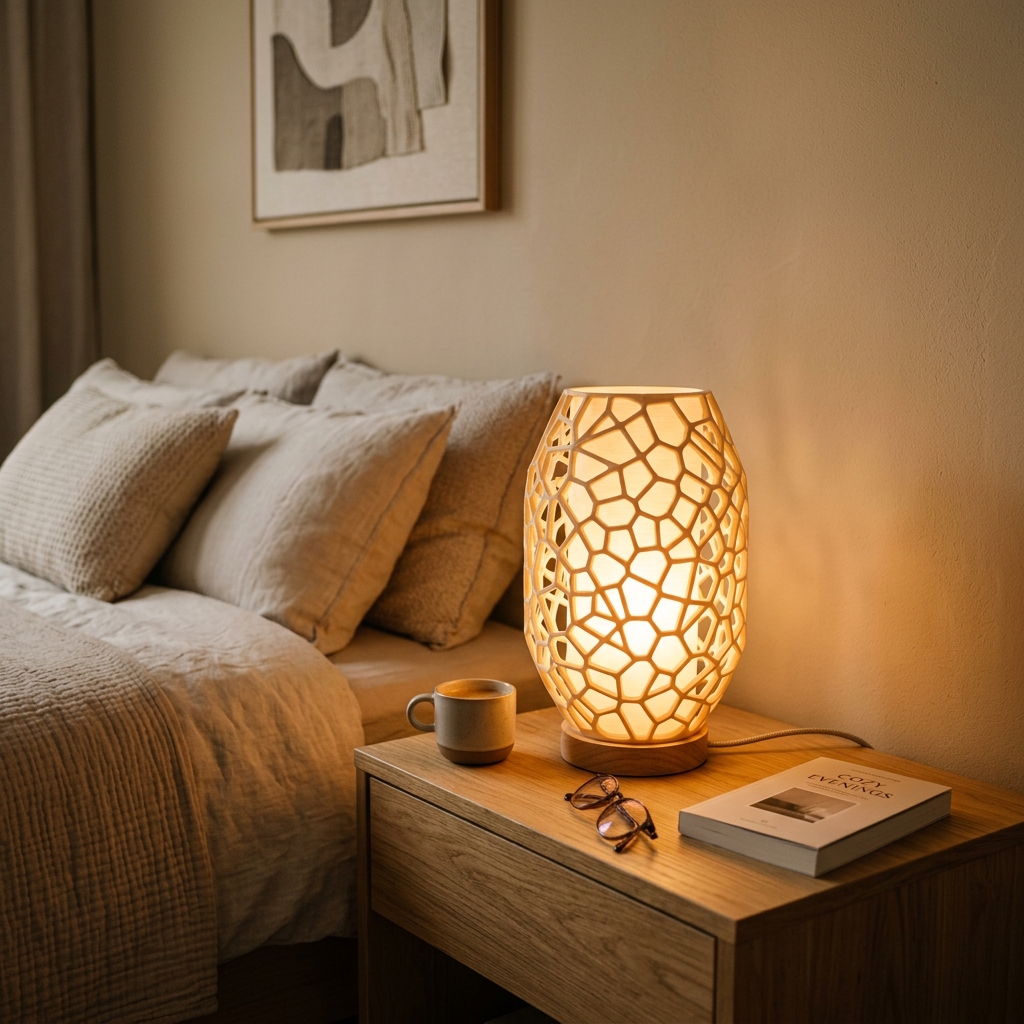 Geometric Lamp Shade - 3D printed ambient lighting